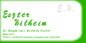 eszter wilheim business card